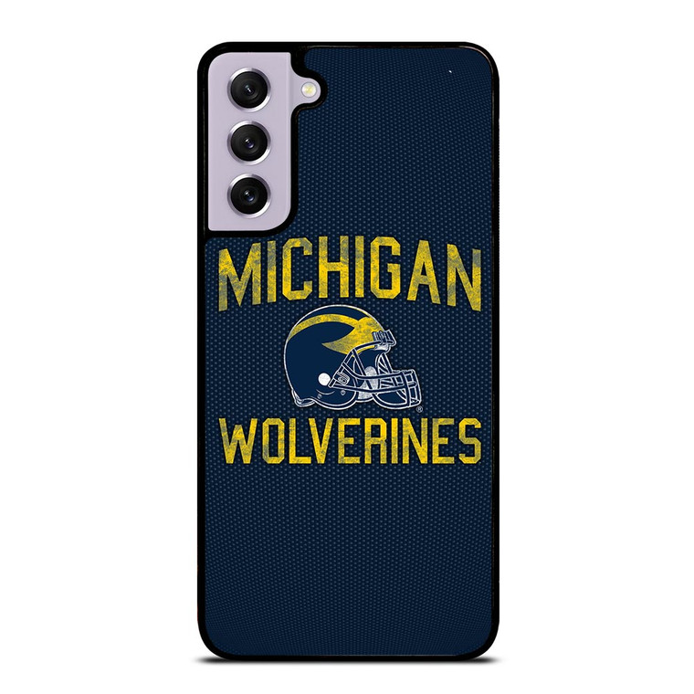 MICHIGAN WOLVERINES FOOTBALL HELMET Samsung Galaxy S21 FE Case