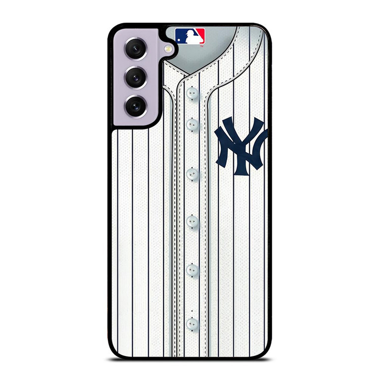NEW YORK YANKEES JERSEY Samsung Galaxy S21 FE Case NEW YORK YANKEES JERSEY Samsung Galaxy S21 FE Case