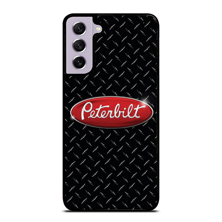 PETERBILT TRUCK PLATE BLACK Samsung Galaxy S21 FE Case