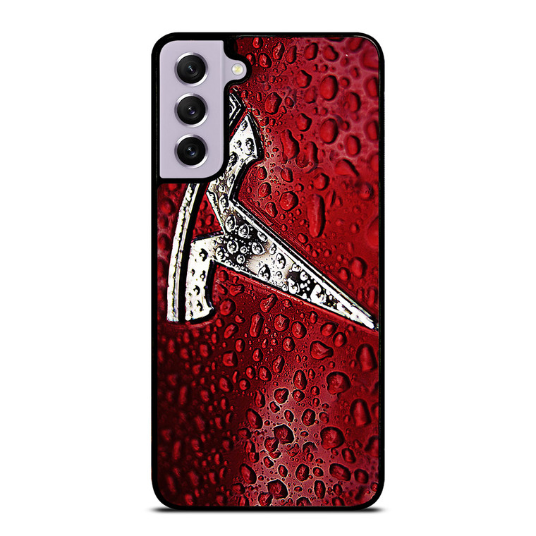 TESLA RED WATER EMBLEM Samsung Galaxy S21 FE Case