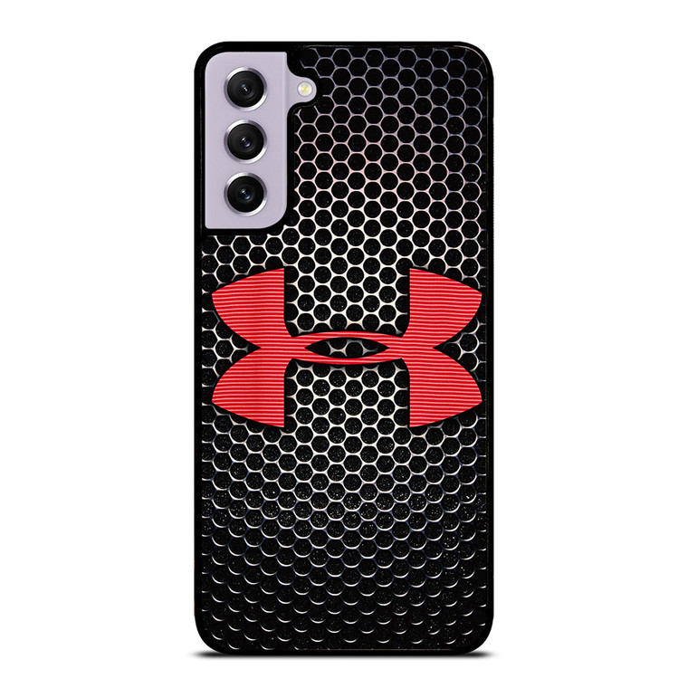 UNDER ARMOUR BLACK SYMBOL RED Samsung Galaxy S21 FE Case