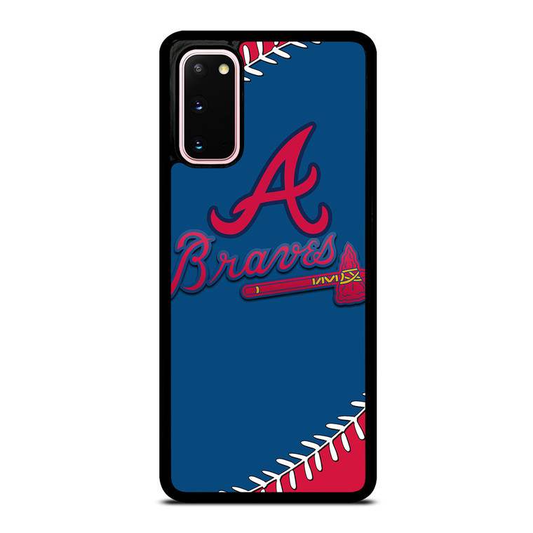 ATLANTA BRAVES ICON BALL BASEBALL Samsung Galaxy S20 Case