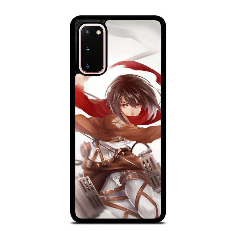 ATTACK ON TITAN MIKASA ACKERMAN ANIME MANGA Samsung Galaxy S20 Case