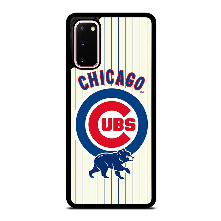 CHICAGO CUBS BASEBALL STRIPES LOGO Samsung Galaxy S20 Case