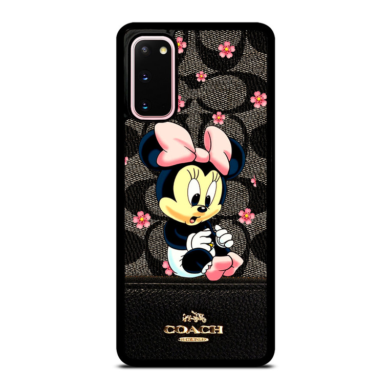 COACH NEW YORK LOGO BABY MINNIE MOUSE Samsung Galaxy S20 Case