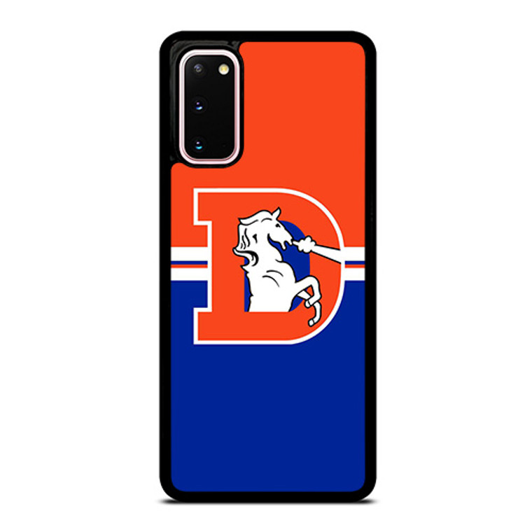 DENVER BRONCOS HORSE WHITE LOGO Samsung Galaxy S20 Case