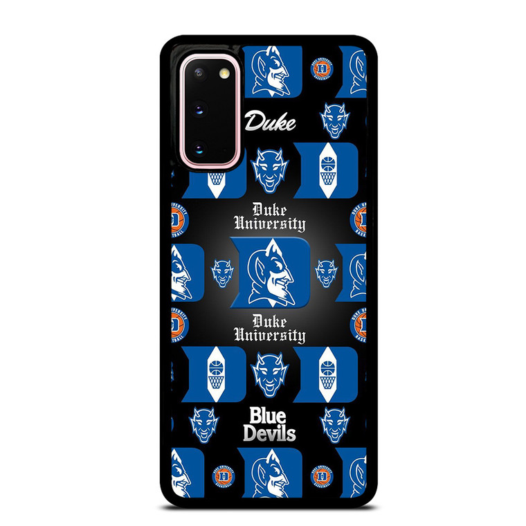 DUKE BLUE DEVILS LOGO BASKETBALL COLLAGE Samsung Galaxy S20 Case