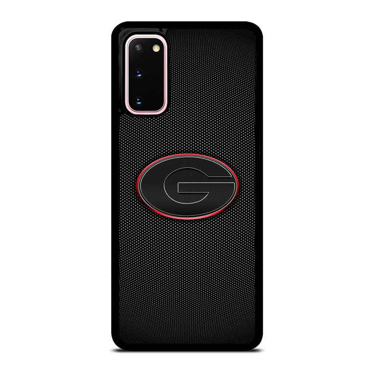 GEORGIA BULLDOGS CARBON LOGO Samsung Galaxy S20 Case