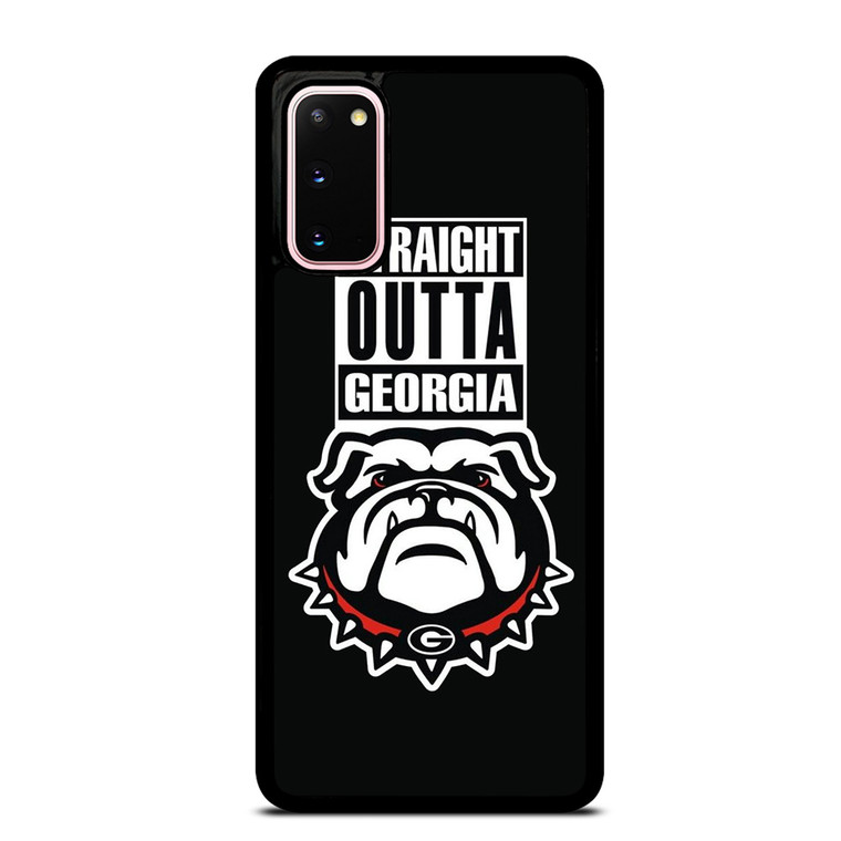GEORGIA BULLDOGS UGA STRAIGHT OUTTA Samsung Galaxy S20 Case
