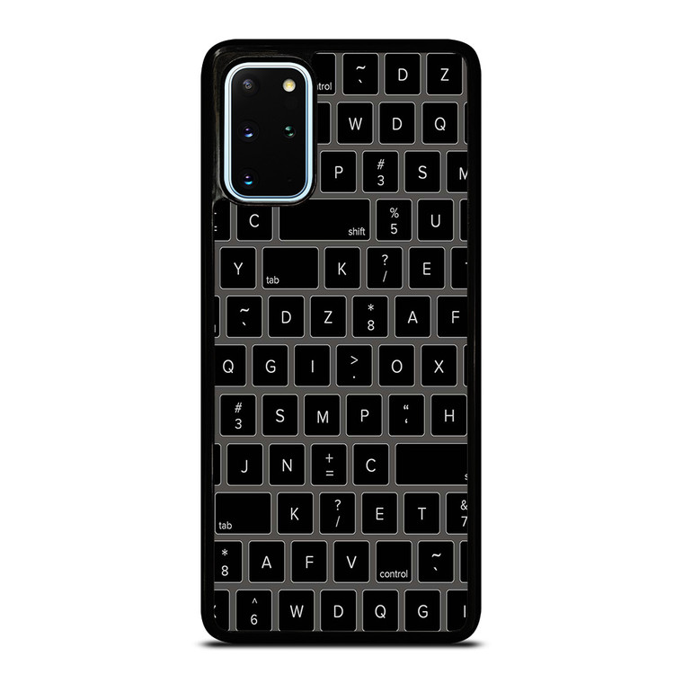 BLACK KEYBOARD PATTERN Samsung Galaxy S20 Plus Case