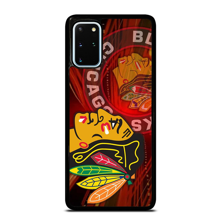 CHICAGO BLACK HAWKS HEAD ICON Samsung Galaxy S20 Plus Case