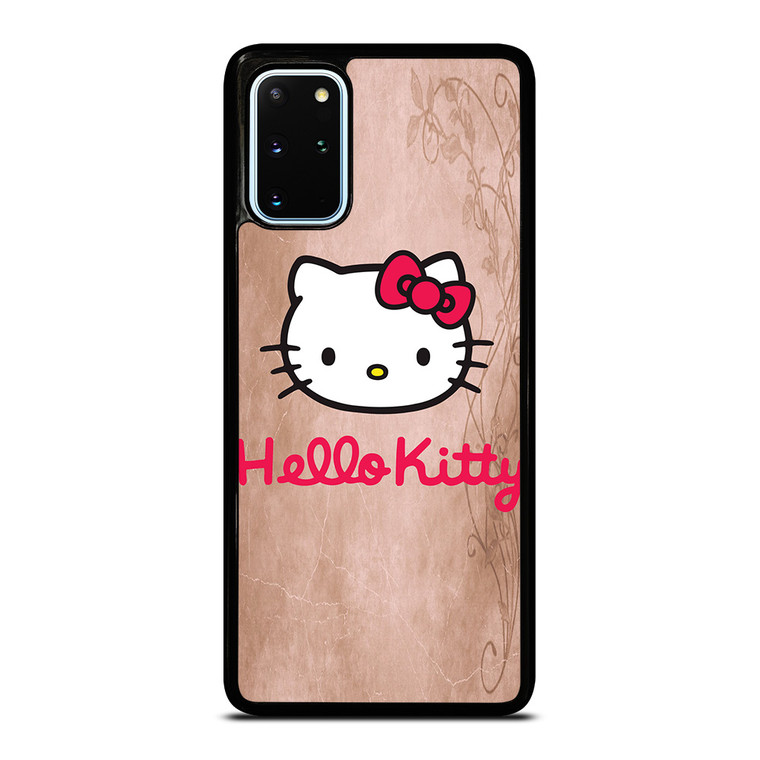 HELLO KITTY FACE WOOD Samsung Galaxy S20 Plus Case