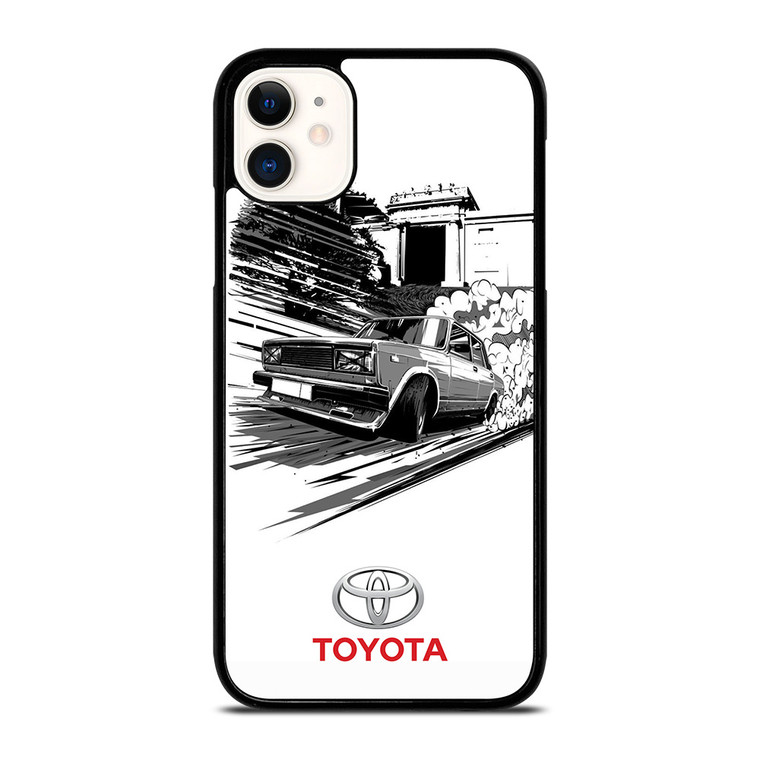 TOYOTA CAR CLASSIC SKETCH iPhone 11 Case TOYOTA CAR CLASSIC SKETCH iPhone 11 Case