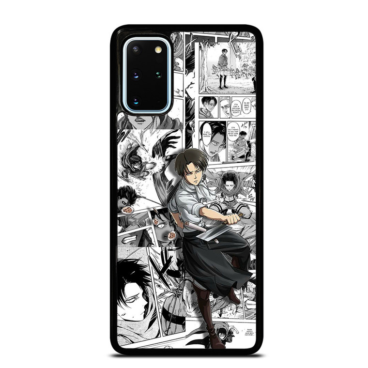 LEVI ACKERMAN ATTACK ON TITAN MANGA CARTOON Samsung Galaxy S20 Plus Case