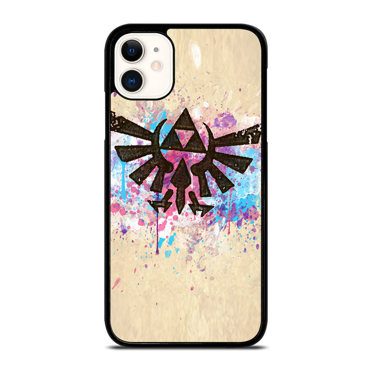 TRIFORCE SPLASH EMBLEM ART iPhone 11 Case