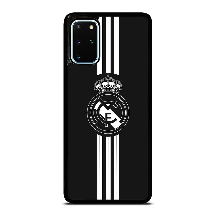REAL MADRID FC LOGO BLACK WHITE Samsung Galaxy S20 Plus Case