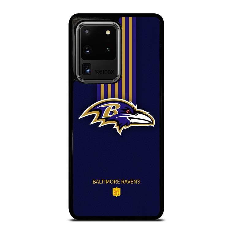 BALTIMORE RAVENS STRIP Samsung Galaxy S20 Ultra  Case