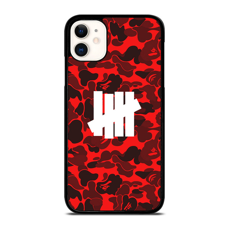 UNDEFEATED BAPE CAMO RED iPhone 11 Case