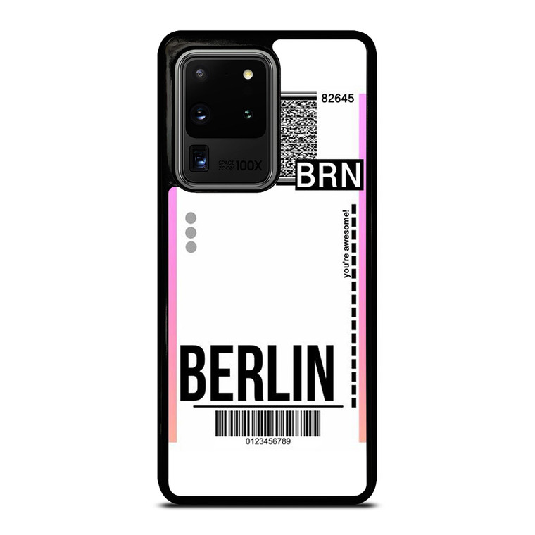 BERLIN BOARDING PASS Samsung Galaxy S20 Ultra  Case