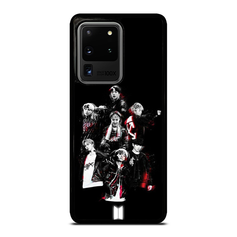 BTS BANGTAN BOYS BLACK Samsung Galaxy S20 Ultra  Case
