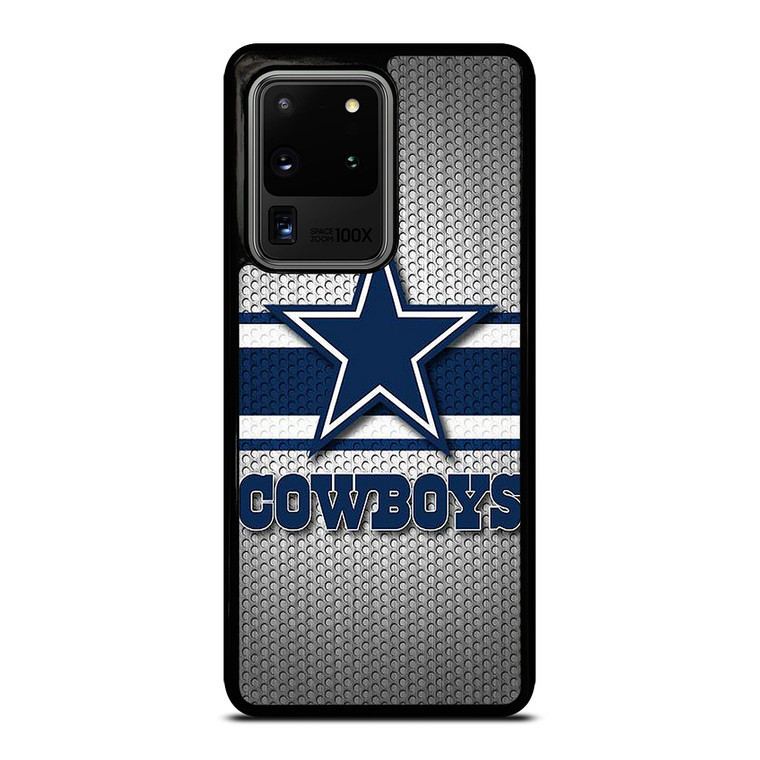 DALLAS COWBOYS NFL LOGO SILVER CARBON Samsung Galaxy S20 Ultra  Case