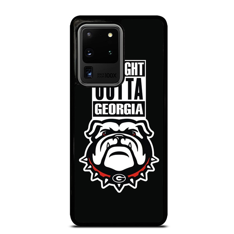 GEORGIA BULLDOGS UGA STRAIGHT OUTTA Samsung Galaxy S20 Ultra  Case