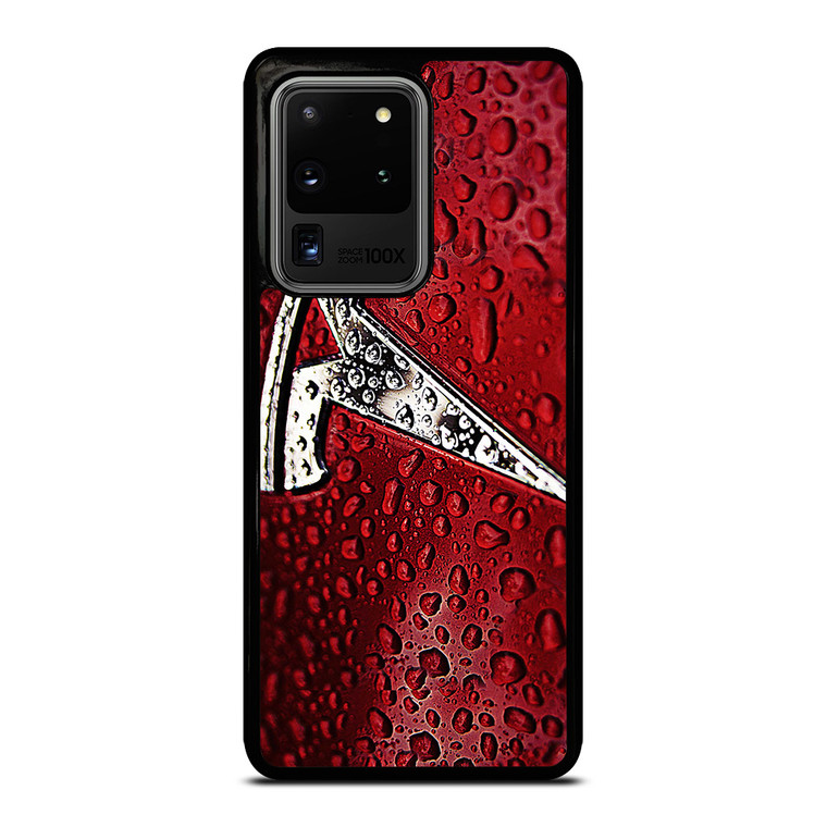 TESLA RED WATER EMBLEM Samsung Galaxy S20 Ultra  Case