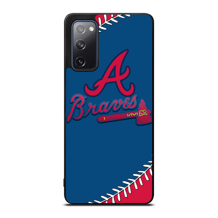 ATLANTA BRAVES ICON BALL BASEBALL Samsung Galaxy S20 FE Case