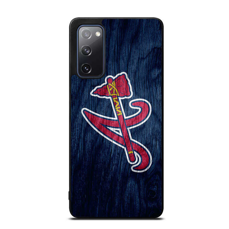 ATLANTA BRAVES MLB WOODEN LOGO Samsung Galaxy S20 FE Case