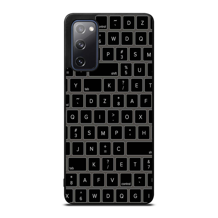 BLACK KEYBOARD PATTERN Samsung Galaxy S20 FE Case