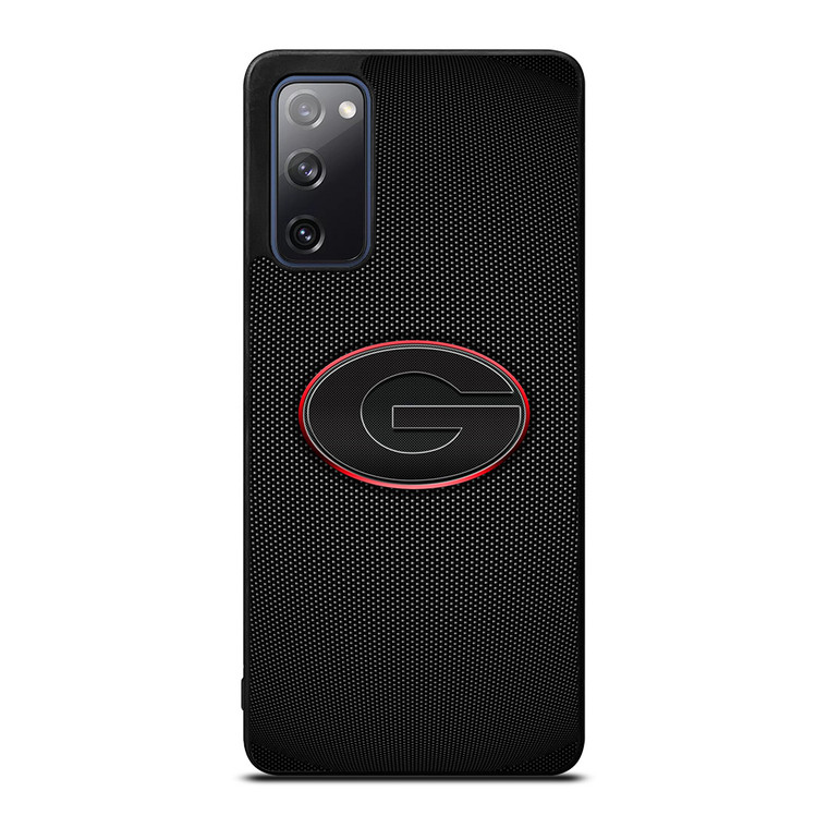 GEORGIA BULLDOGS CARBON LOGO Samsung Galaxy S20 FE Case