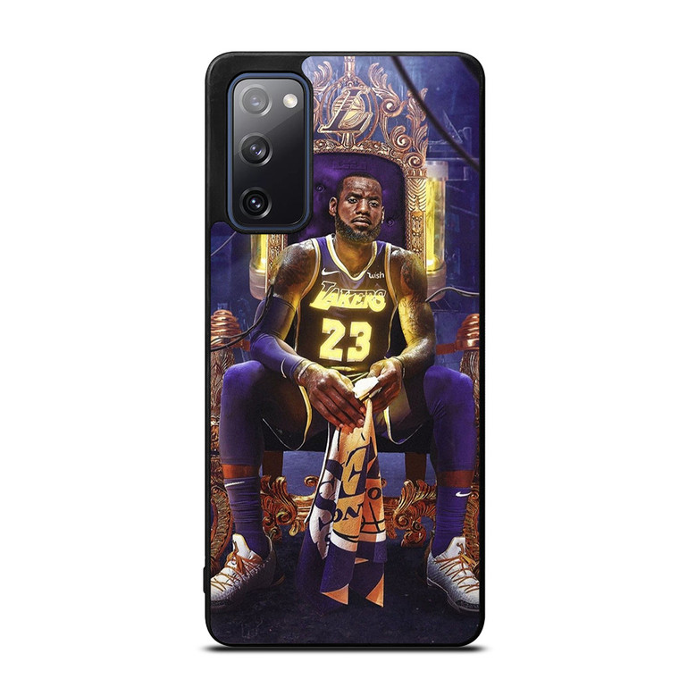 LEBRON JAMES LAKERS KING SITDOWN Samsung Galaxy S20 FE Case