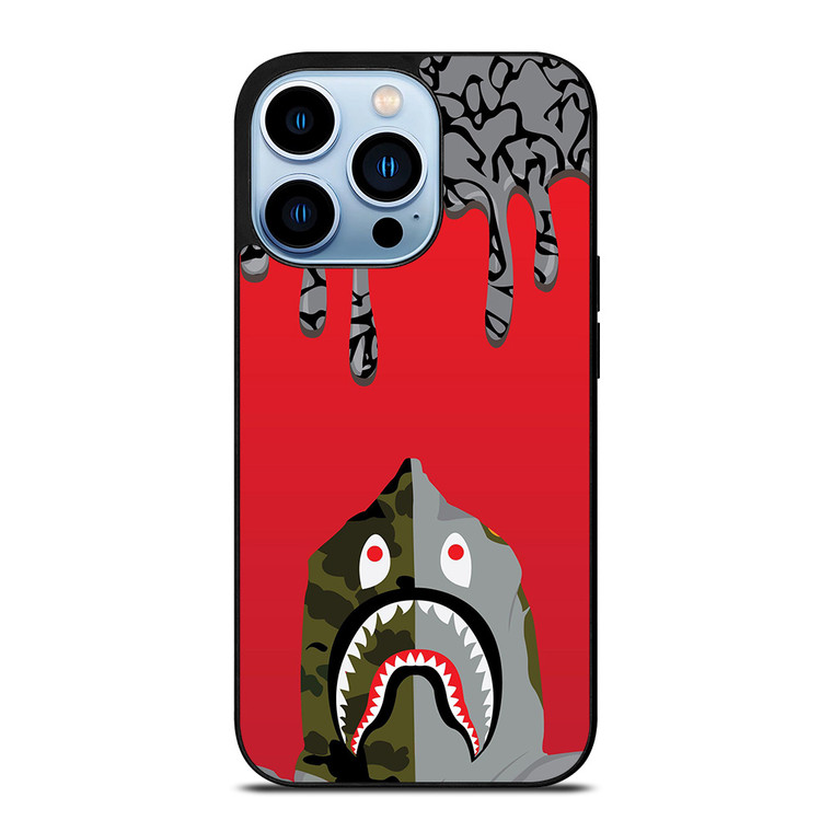 BAPE CAMO MELTED ARTWORK iPhone 13 Pro Max Case