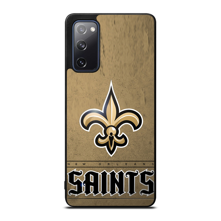 NEW ORLEANS SAINTS LOGO AND BACKGROUND Samsung Galaxy S20 FE Case
