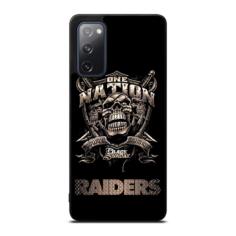 OAKLAND RAIDERS FOOTBALL ONE NATION Samsung Galaxy S20 FE Case