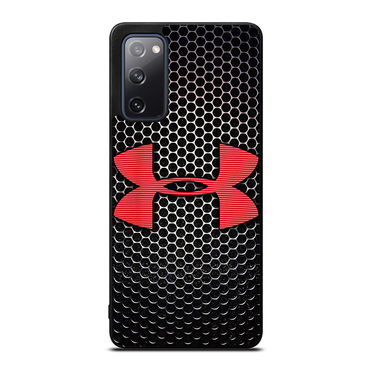 UNDER ARMOUR BLACK SYMBOL RED Samsung Galaxy S20 FE Case