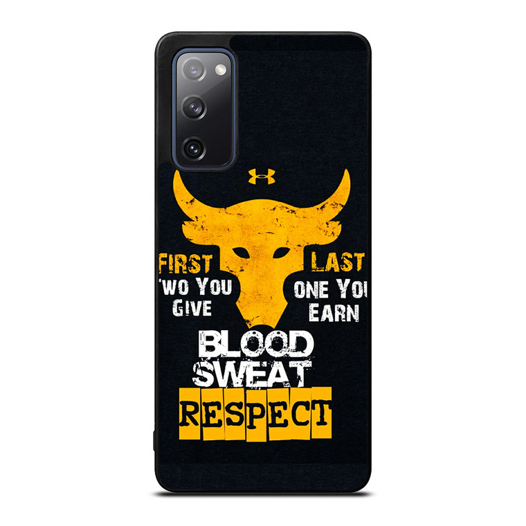 UNDER ARMOUR PROJECT ROCK BLOOD SWEAT Samsung Galaxy S20 FE Case