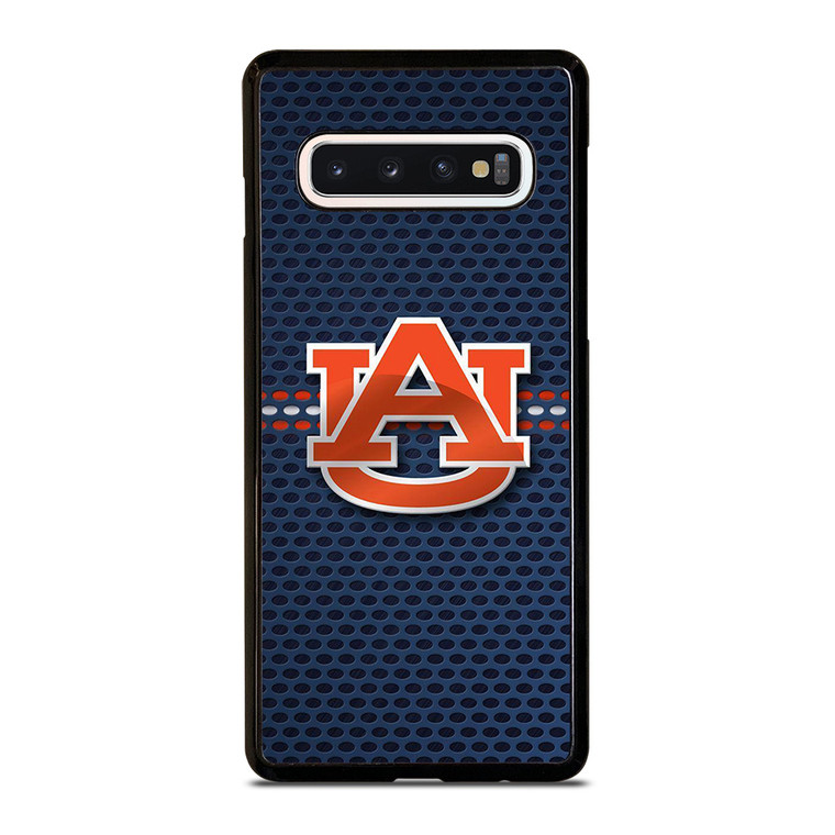 AUBURN TIGERS FOOTBALL CARBON BLUE LOGO Samsung Galaxy S10 Case