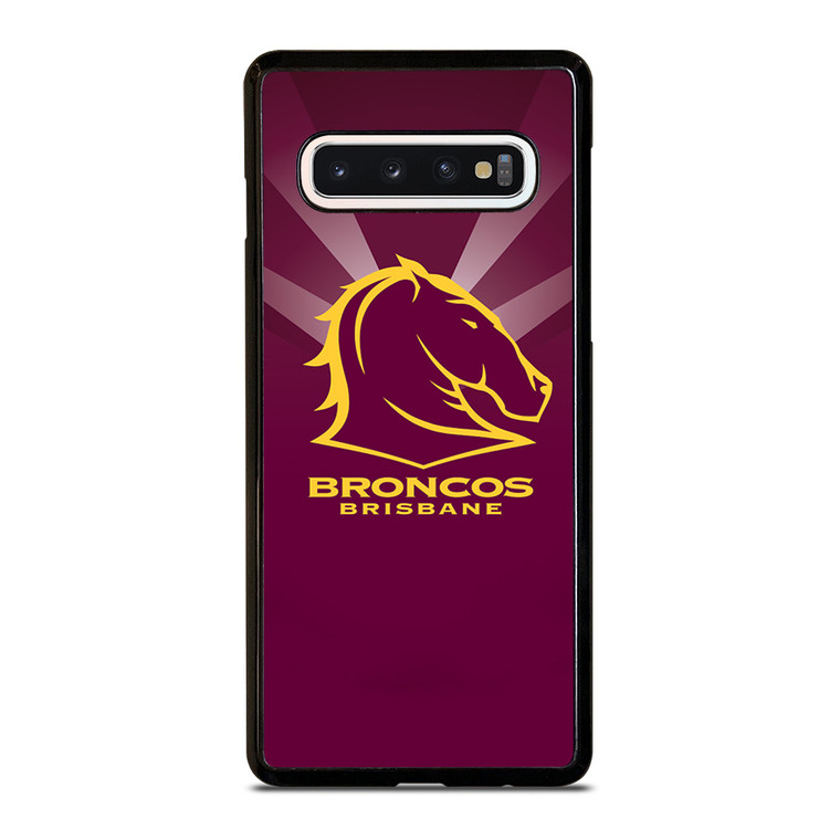 BRONCOS BRISBANE FOTTBALL TEAM LOGO Samsung Galaxy S10 Case
