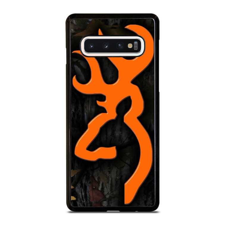 CAMO BROWNING ORANGE Samsung Galaxy S10 Case
