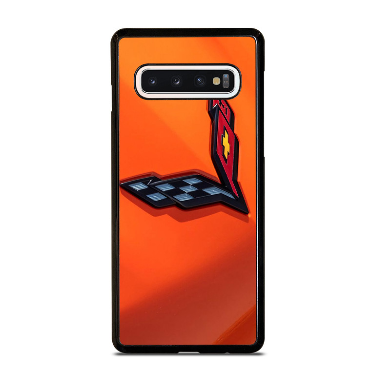 CHEVY CORVETTE LOGO WING Samsung Galaxy S10 Case