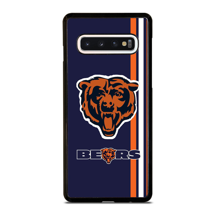 CHICAGO BEARS STRIPS ICON Samsung Galaxy S10 Case