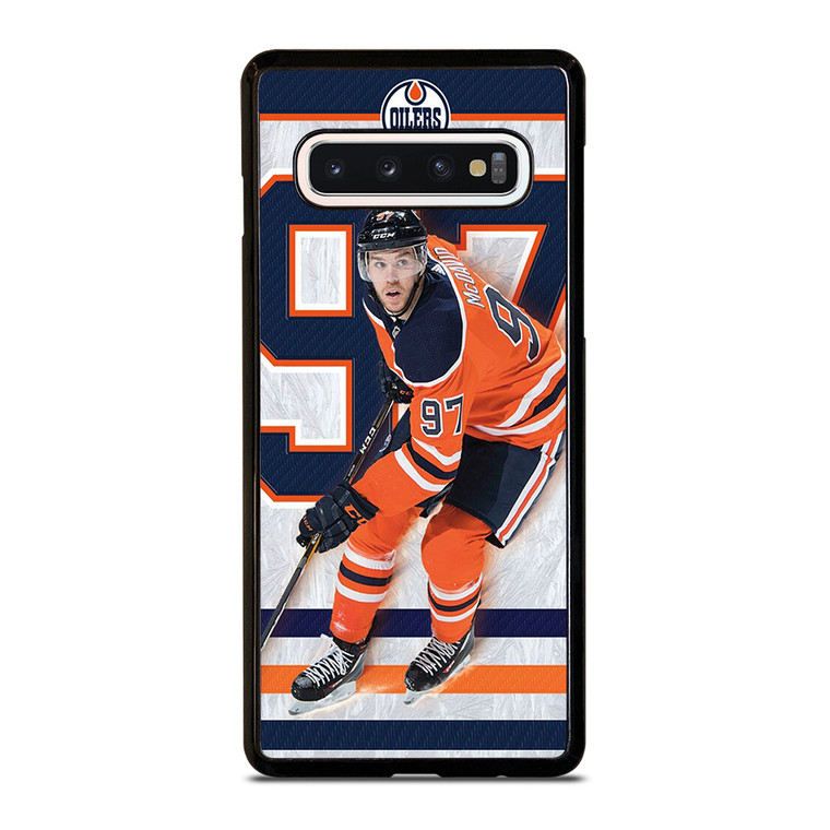 CONNOR MCDAVID EDMONTON OILER HOCKEY Samsung Galaxy S10 Case