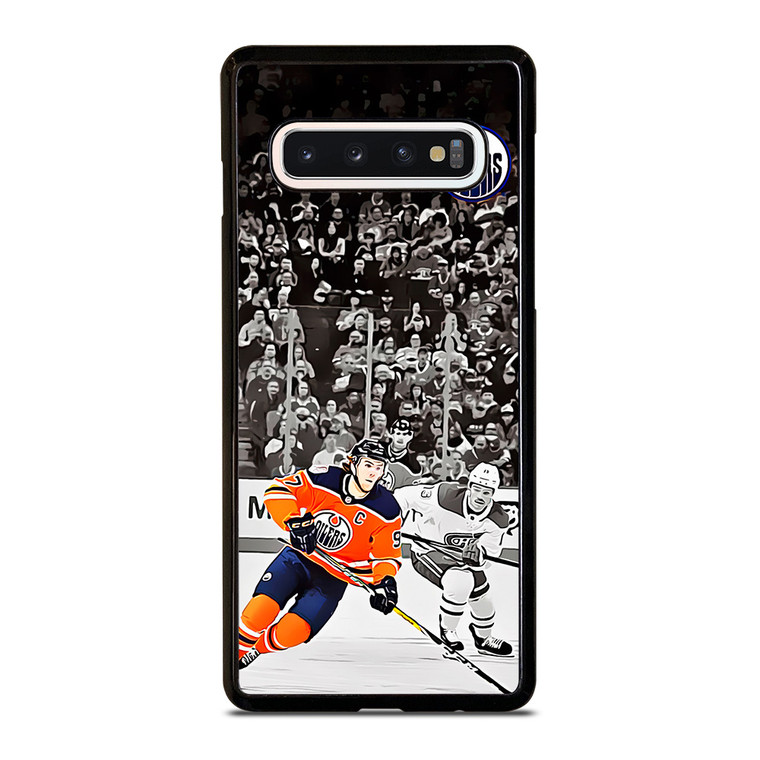 CONNOR MCDAVID HOCKEY OILERS LEAGUE Samsung Galaxy S10 Case