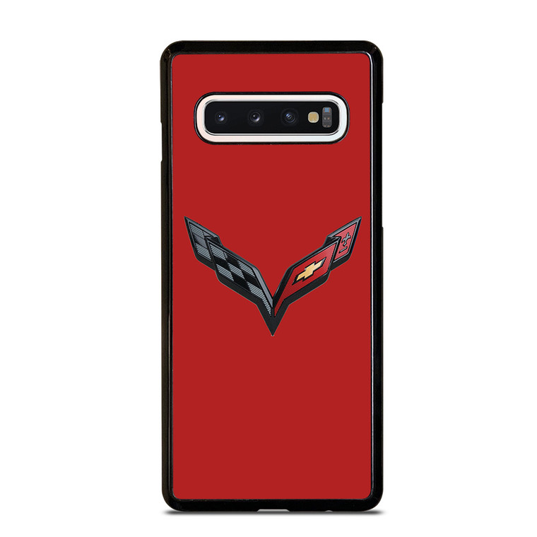 CORVETTE STINGRAY CHEVY RED Samsung Galaxy S10 Case