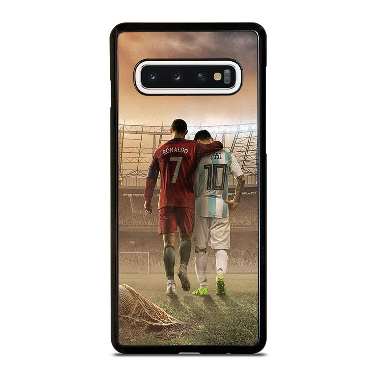 CRISTIANO RONALDO AND LIONEL MESSI Samsung Galaxy S10 Case