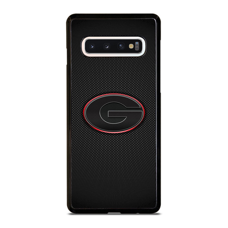 GEORGIA BULLDOGS CARBON LOGO Samsung Galaxy S10 Case