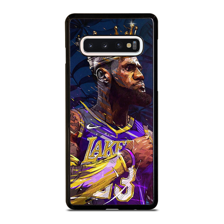 KING LEBRON JAMES LA LAKERS 23 Samsung Galaxy S10 Case