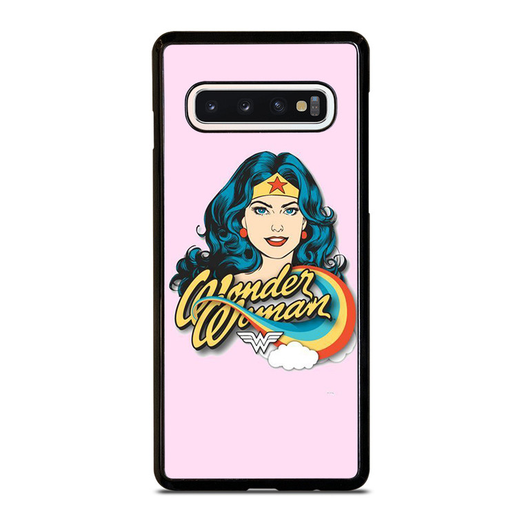 WONDER WOMAN CARTOON PINK Samsung Galaxy S10 Case