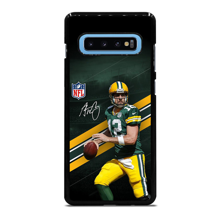AARON RODGERS PACKERS SIGNATURE Samsung Galaxy S10 Plus Case